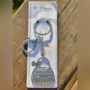 Crystal Collection NWT Silver Purse Keychain/Bag Charn